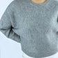 Chic Crewneck Sweater - Heather Gray