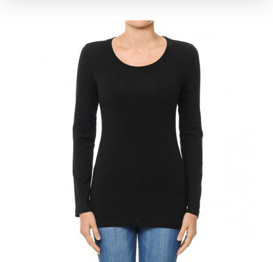 Round Neck Long Sleeve Basics